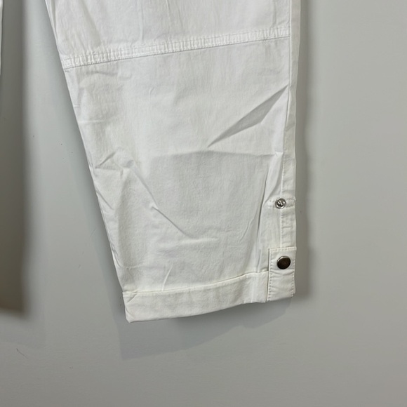Lord & Taylor White roll up pants size Large - Picture 3 of 8